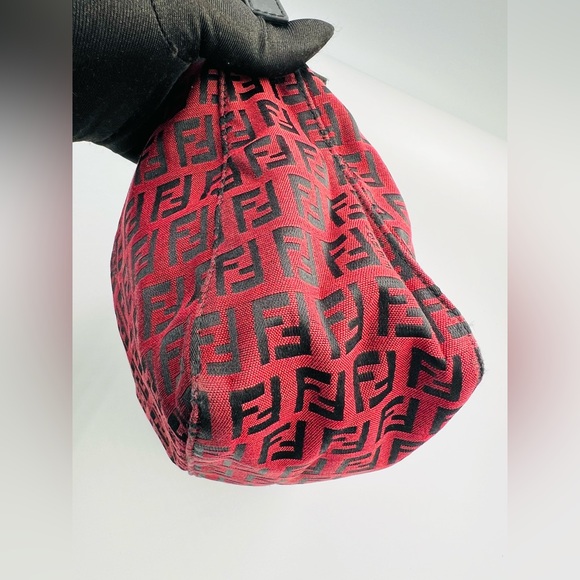 Fendi Zucchino Baguette Top Handle Bag - Picture 4 of 10